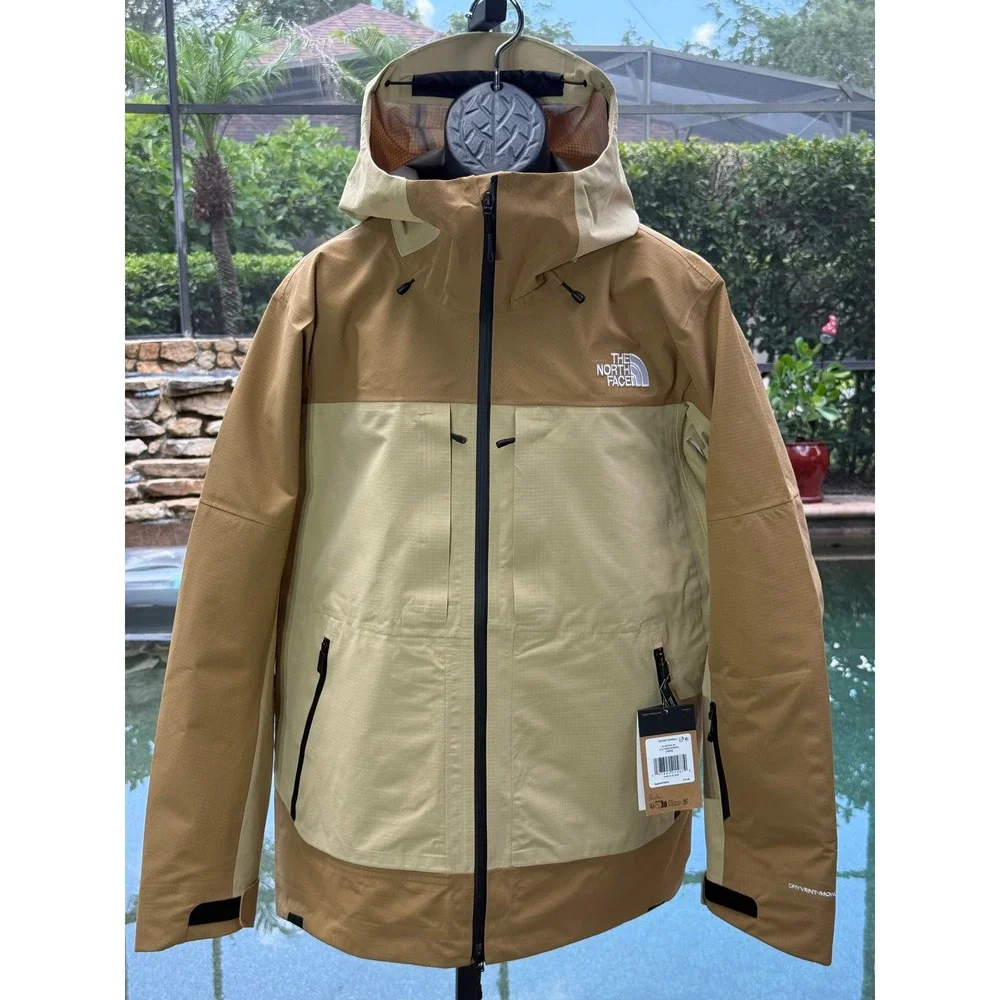 The North Face Ceptor Jacket Mens Large Utility Brown Khaki Stone NF0A87YAWK2-L